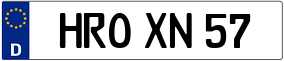 Truck License Plate